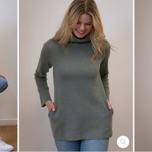 Burgess Sweater Sweaters - Burgess Lauren Tunic Poplar Large NWT